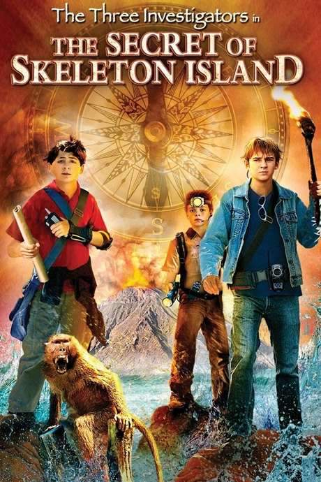 The Three Investigators in The Secret of Skeleton Island